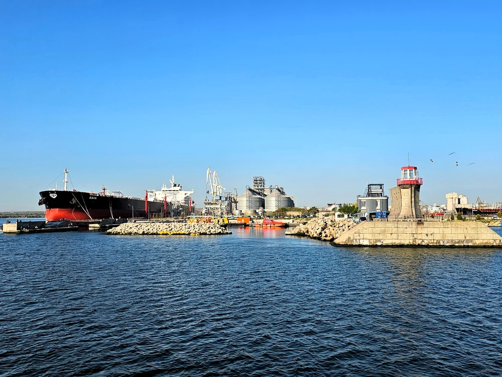 Zona Portului Constanța este printre cele mai afectate FOTO Facebook / Port Constanța