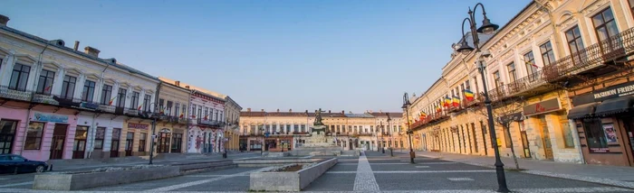 Centrul istoric al Botoșaniului FOTO botosaniazi.ro