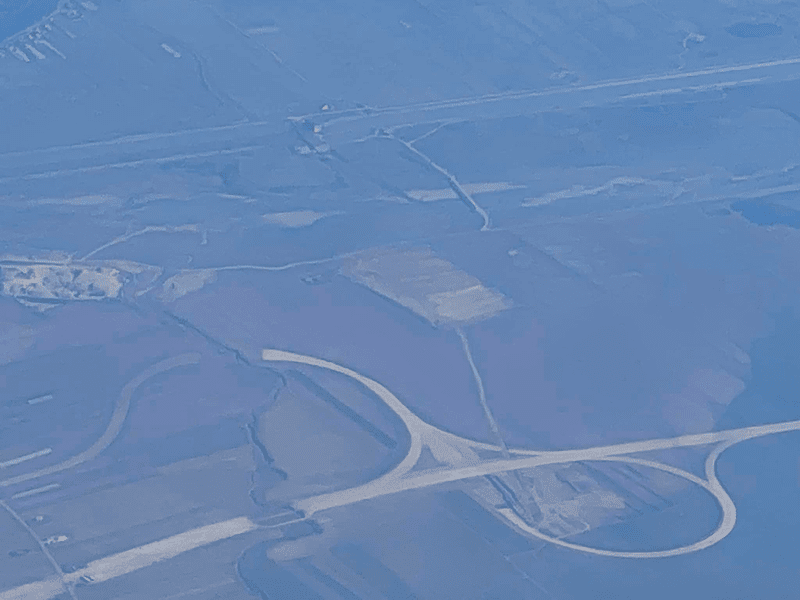 Imagini spectaculoase din avion cu Autostrada Moldovei. Cei 322 de kilometri din A7 vor fi gata până în 2025