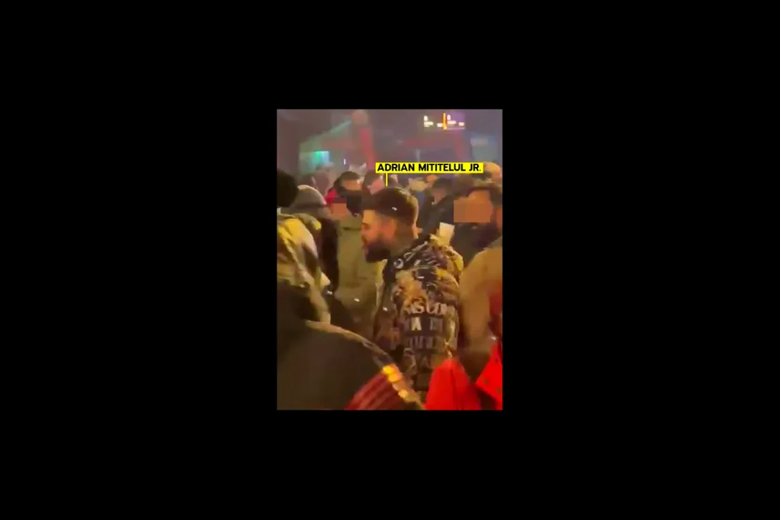 Mititelu Junior, în timpul unei altercații. Foto: Cancan.ro