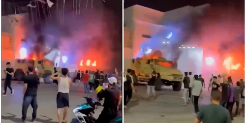 violente tripoli libia foto x
