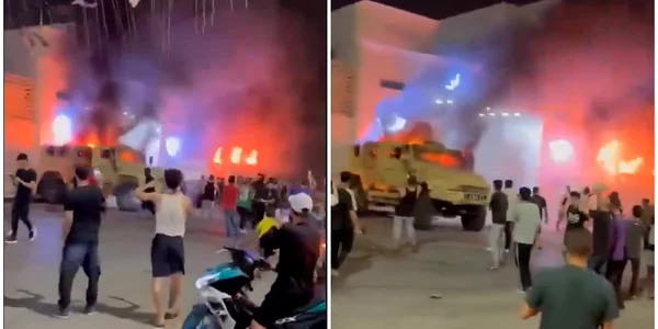violente tripoli libia foto x
