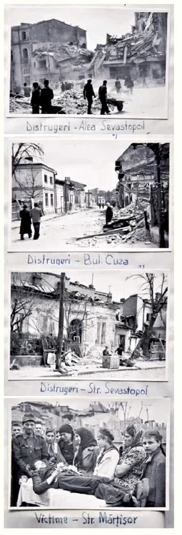 Distrugeri în urma bombardamentului. FOTO: Historia