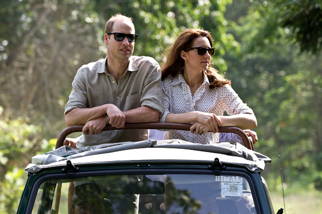 Kate și William au petrecut o zi în Parcul Național Kaziranga din IndiaFoto: Getty