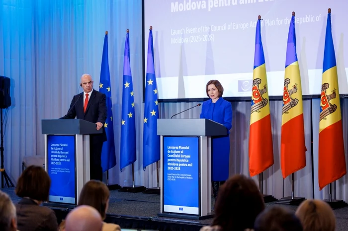 Alain Berset a fost prezent la lansarea unui nou plan de acțiuni. FOTO: Presedinte.md