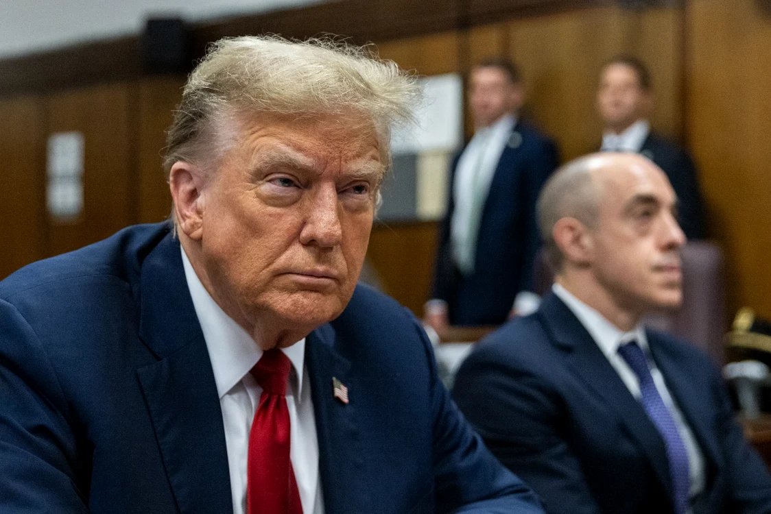 Donald Trump la tribunalul din Manhattan FOTO EPA-EFE