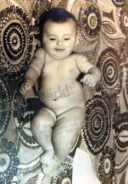 Gabriela Cristea în copilărie.