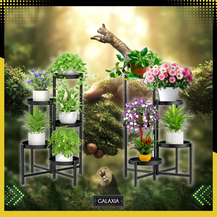 Suport de plante în ghiveci pe cinci niveluri, Galaxia Sursă eMAG