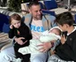 Philipp Plein și fiii săi, Romeo, Rocket și Rouge. FOTO: Instagram