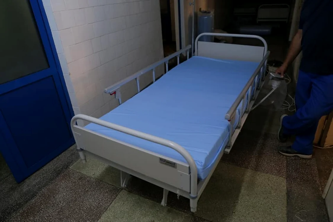 Paturile vor fi instalate în secţia Oncologie FOTO Facebook/CJ Călăraşi
