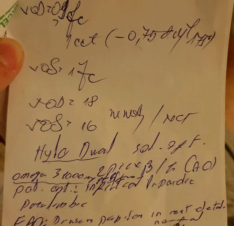 Pacientul nu a înțeles rețeta scrisă de medic / foto: Reddit
