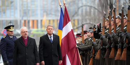 Klaus Iohannis si omologul din Letonia FOTO Presidency jpg