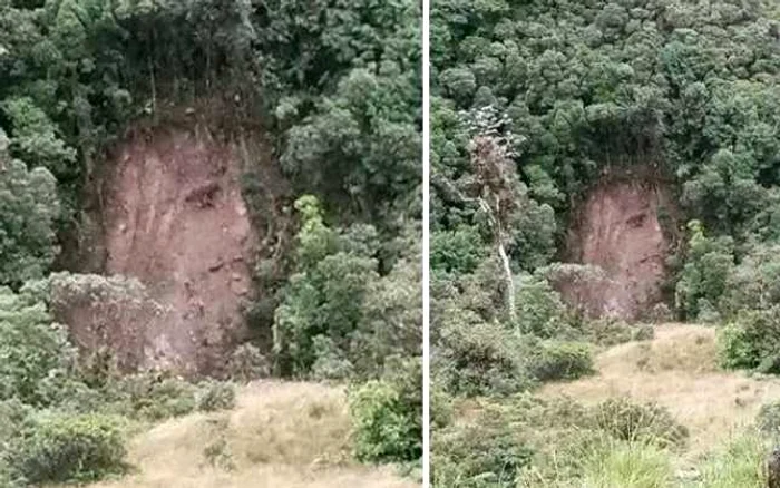 Interesul uriaş suscitat de apariţia sfântă a necesitat intervenţia forţelor de poliţie pentru a ţine sub control mulţimea. FOTO mirror.co.uk