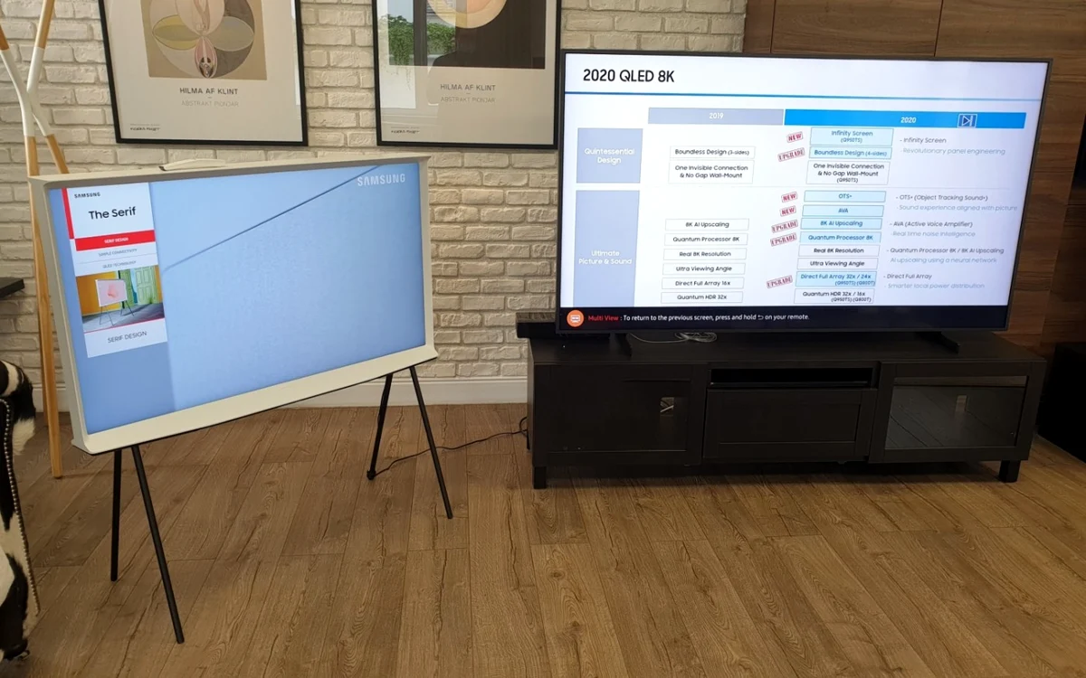 Televizoare Samsung  din gama Lifestyle The Serif şi The Frame