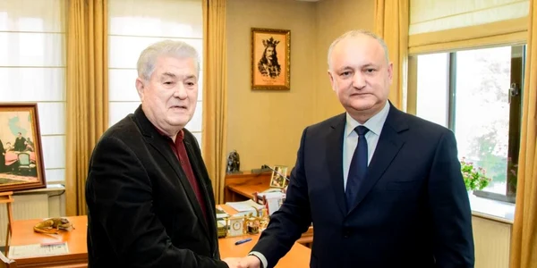 Igor Dodon si Vladimir Voronin