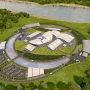endering of NuScale plant layout Foto Nuclearelectrica jpg