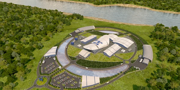 endering of NuScale plant layout Foto Nuclearelectrica jpg