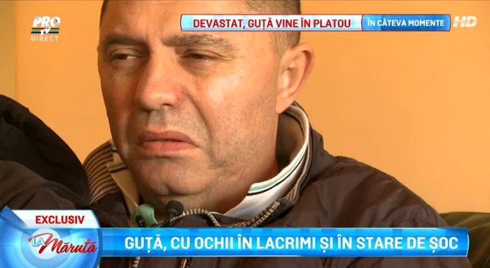 Nicolae Guţă este extrem de afectat de cele petrecute între cele două femei