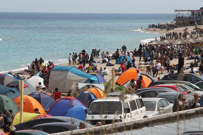 Turiști în Vama Veche Foto: Facebook 