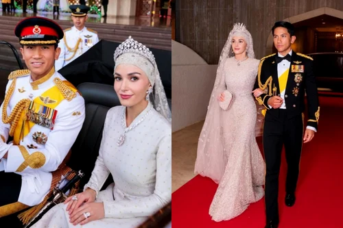 Prințul Abdul Mateen și Anisha ai Bruneiului