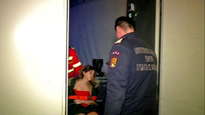 Concurenta a fost transportată de urgență la spital