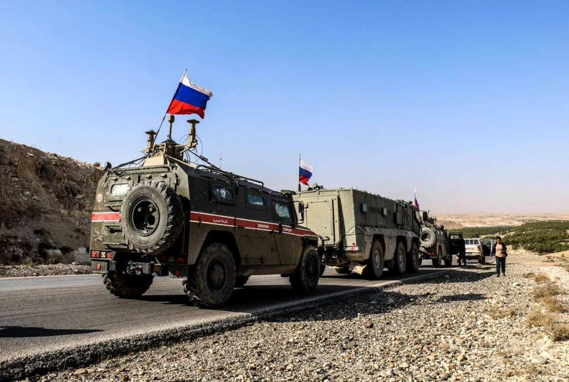 Trupele ruse părăsesc Siria/FOTO:X:Nexta
