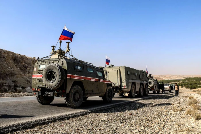 Trupele ruse părăsesc Siria/FOTO:X:Nexta