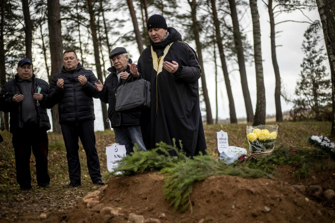 Funeralii pentru un migrant la Bohoniki FOTO EPA-EFE