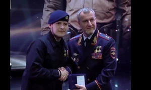 Fiul lui Ramzan Kadîrov, decorat de poliția rutieră cu medalie în ciuda accidentui mortal. FOTO captura video X