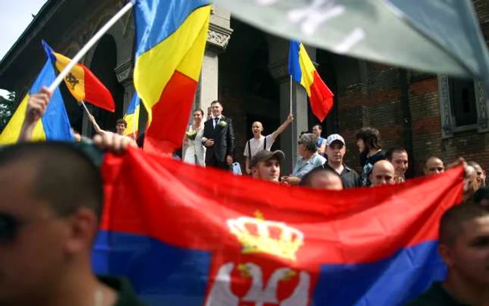 Protestul a fost unul paşnic