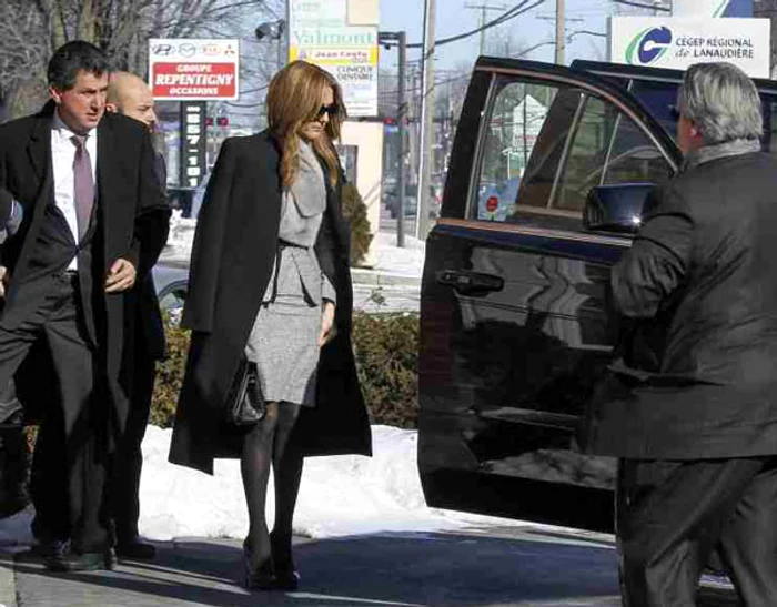 Celine Dion a participat la priveghiul fratelui săufoto: Splash