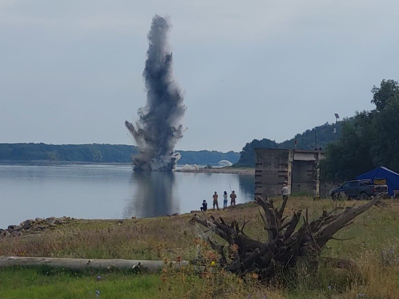 Stânca Pârjoaia a fost distrusă cu 100 de kg de explozibil pentru a crește debitul Dunării către Cernavodă