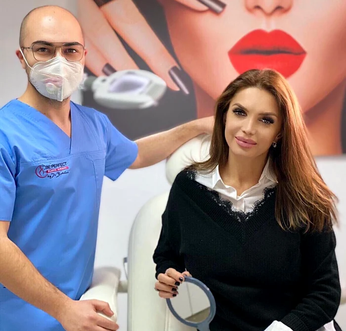 
    Cristina Spătar s-a lăsat pe mâna medicului estetician  