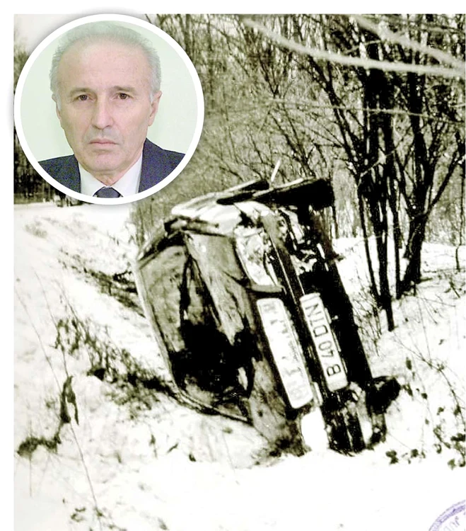 Maşina în care  a murit  Dumitru Tinu