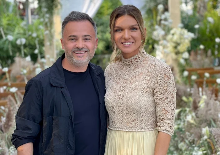 Nicu Bocancea, master florist internațional, a creat un decor de vis pentru cununia civilă a Simonei Halepfoto: arhiva personală