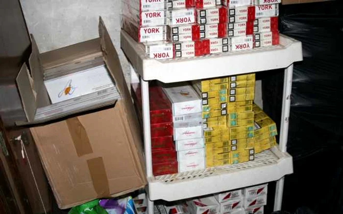 Ţigările de contrabanda au fost confiscate FOTO politiadefrontiera.ro