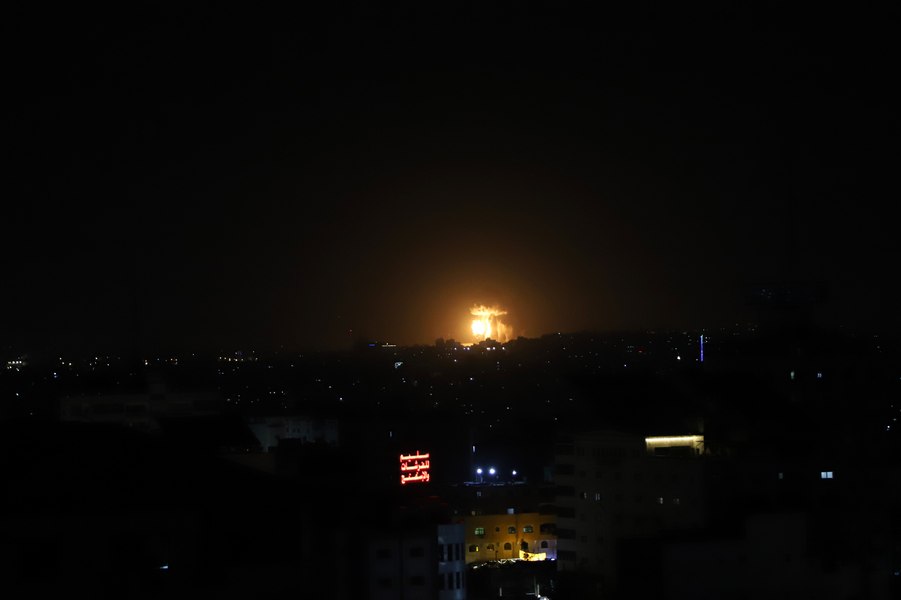 Nouă lovitură a armatei israeliene în Fâșia Gaza, un post al mișcării Hamas lovit