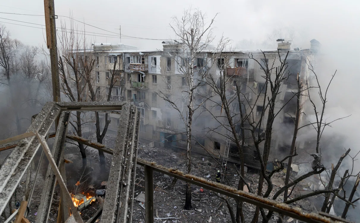 Imaginile dezastrului provocat  de război au făcut înconjurul lumii. FOTO: EPA