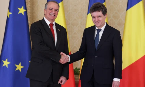 Președintele Nicușor Dan îl primește la Palatul Cotroceni pe noul ambasador al Statelor Unite ale Americii, Darryl Nirenberg. FOTO Inquam Photos / George Călin