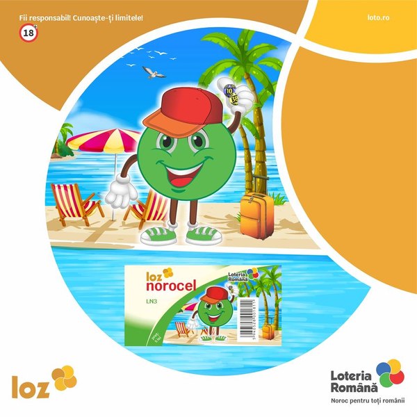 Premii totale de șase milioane de lei oferite de Loteria Română cu ocazia noii serii „Loz Norocel”