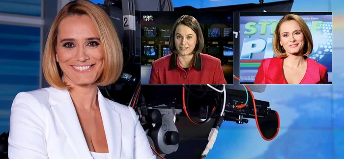 În 2025, Esca împlinește 30 de ani de când este prezentatoare la Știrile Pro TV. FOTO: arhivă