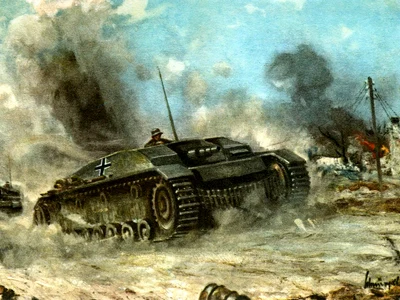 Dimensiunea redusă a rezervelor blindate germane a contribuit și ea la succesul contraofensivei sovietice (© Getty Images)