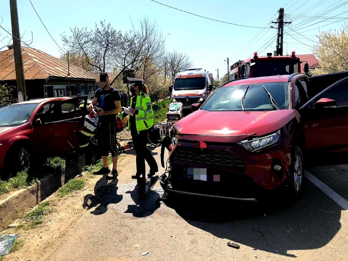 IAccidentul a avut loc pe raza comunei Luciu FOTO IPJ Ialomiţa