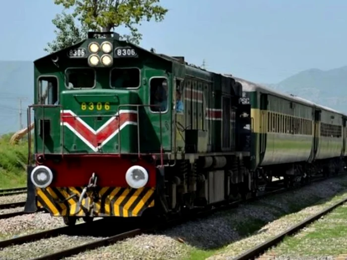 Trenul atacat în Pakistan/FOTO:X