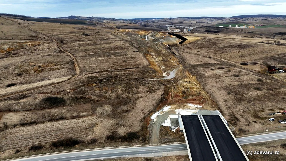 Autostrada Transilvania Cluj Napoca Oradea în șantier Viaductele Nădășelu și Topa Mică Foto Daniel Guță ADEVĂRUL (17) JPG