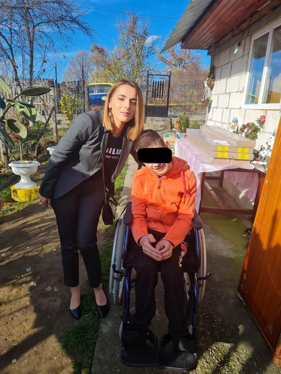 Andreea Tamaș a ajutat sute de copii cu nevoi speciale FOTO arhiva personală