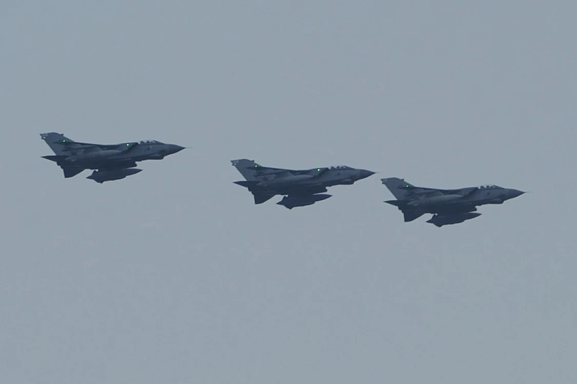 Avioane de vânătoare Tornado ale Forţelor Aeriene Regale britanie FOTO AP