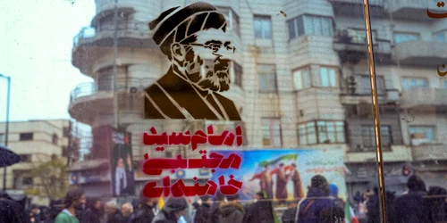 Grafitti cu noul lider suprem iranian  Teheran FOTO profimedia jpg