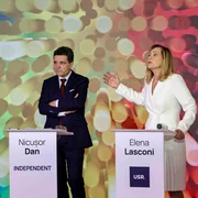 Crin Antonescu, Nicușor Dan și Elena Lasconi FOTO Inquam Photos / Octav Ganea