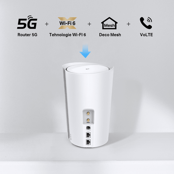 TP-Link a lansat în România primul său dispozitiv cu tehnologie 5G, sistemul Mesh Wi-Fi 6 Deco X80-5G